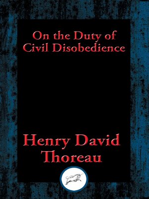 cover image of On the Duty of Civil Disobedience